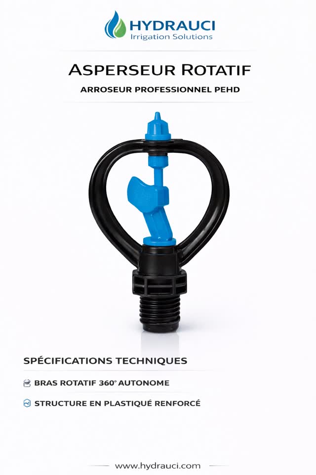 Micro-aspersseur 1 pouce – portée 20 m